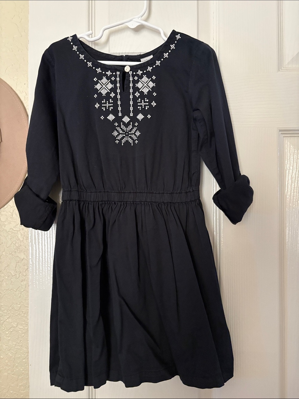 Carter's Dress with White Embroidered Front